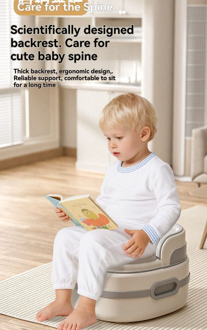 children's toilet, multifunctional potty, kids bathroom accessory, toilet training aid, Zibang children's toilet, toddler potty, Australian potty training - Gray - Size Hard seat cushion
