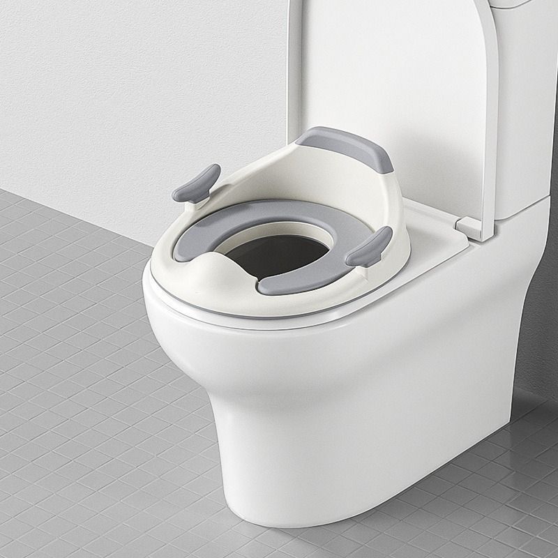 baby portable toilet seat, potty training, no installation, splash proof, hanging storage, travel potty seat, toddler toilet training seat - Camel - Size Soft cushion