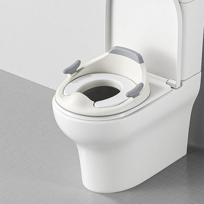 baby portable toilet seat, potty training, no installation, splash proof, hanging storage, travel potty seat, toddler toilet training seat - Camel - Size Soft cushion