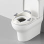baby portable toilet seat, potty training, no installation, splash proof, hanging storage, travel potty seat, toddler toilet training seat - Gray - Size Soft cushion