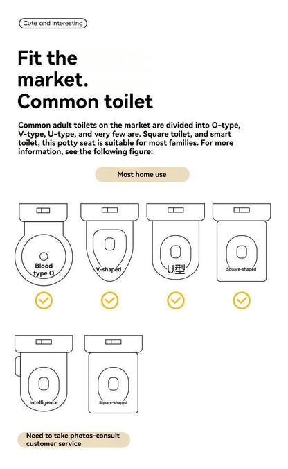 baby portable toilet seat, potty training, no installation, splash proof, hanging storage, travel potty seat, toddler toilet training seat - Gray - Size Soft cushion