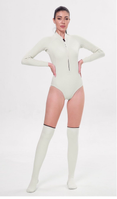 2MM jellyfish suit diving wet clothes jellyfish suit snorkeling swimsuit super elastic skin-friendly 2-piece jumpsuit+stockings