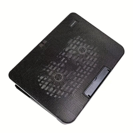 **Fully Compatible Laptop Standï½Dual-Fan Cooling + Ergonomic Angle Adjustment, All-in-One Portable Design for Work, Gaming, and Entertainment**.