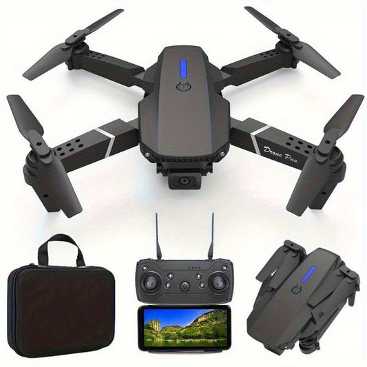 **E88 PRO All-in-One Gesture-Controlled Aerial Drone | Dual Adjustable HD Cameras + 3-Speed Wind Resistance + Touch-Free Operation, Smart Tracking with One-Click Editing, Perfect for Beginners and Outdoor Creativity**.