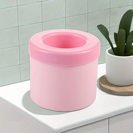 1 pc pink Silicone Ice Cube Cup â Freezable & Reusable Ice Maker, Perfect for Home, Bar, Pub, Club, and Outdoor Summer Drinks in Light Blue, Ideal for Cocktails and Fresh Fruit Infusions.