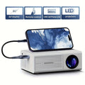 Pocket cinema carries | 80-inch wireless mini projector, direct phone connection, USB instant broadcast, and camping bedroom enjoys HD giant screen..