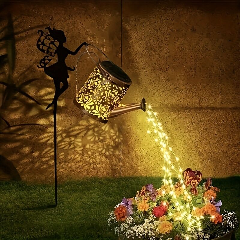 A pcs Christmas-Themed Outdoor Solar String Lights | Waterproof & Durable with Smart Light Sensor | Ideal for Garden/Balcony/Window Decoration & Party/Festival Atmosphere