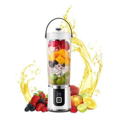 Portable USB Electric Blending Cup with 15.21 oz Capacity (1300 mAh / 3.7 V) â Ideal for Smoothies, Whipped Drinks, Travel, and Fitness.(PINK).