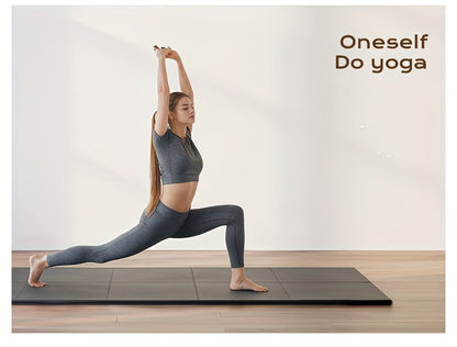 Thickened Foldable Fitness Mat｜Anti-Slip Home Exercise Mat for Treadmill and Yoga, Multi-Functional Silent Floor Protector