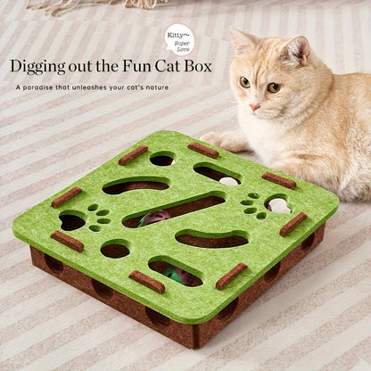 High-Elasticity Warm Cat Bed: 45×30×19cm Wrapped Design, Striped Fleece + Arctic Fleece Heat Retention, Removable & Washable（light purple）
