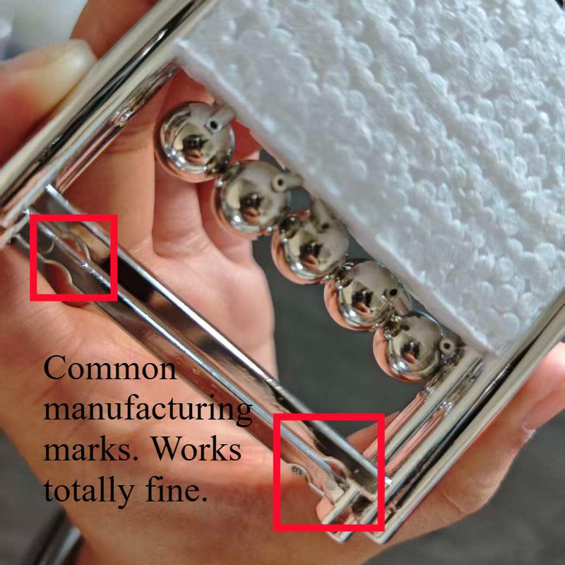 Newton's Cradle, made of durable PP material, is both a desktop physics demonstration pendulum and a stress-relieving decorative piece for offices and homes, ideal as a creative gift..