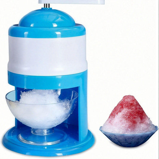 Portable Hand-Cranked Ice Shaver for Home Use: The Smart Choice for Summer Parties and Snow Cone Making.