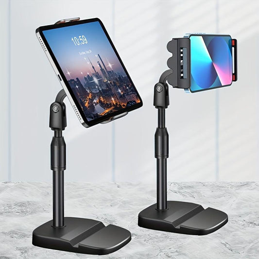 **Telescopic Rotating Live Stream Tripod: Adjustable Height, Multi-Angle Shooting, Stable and Portable**.