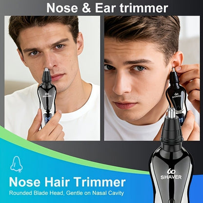 Men'S Electric Shaver 4-In-1 Shaver Multifunctional Shaver USB Charging Shaver - Black - Size 1168