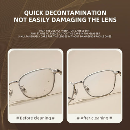 Eyewear Cleaner Jewelry Cleaner Watch Cleaner Sonic Vibration Cleaner USB - White - Size Eyewear Cleaner Jewelry Cleaner Watch Cleaner Sonic Vibration Cleaner USB