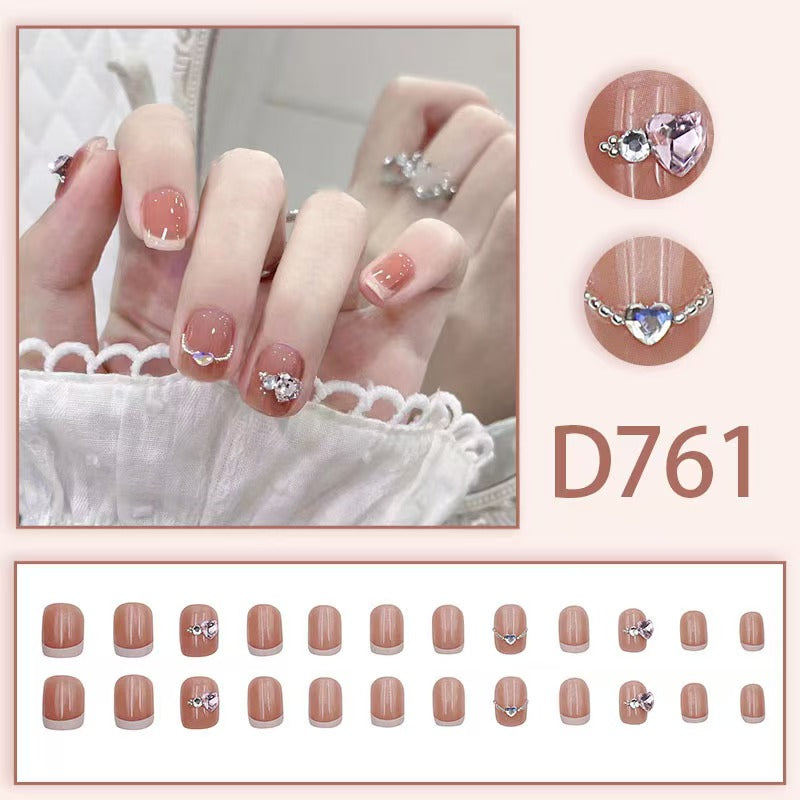 12 boxes / 288 pieces, cool spicy simple French sparkling diamond line sweet style hot-selling wearable jewelry set