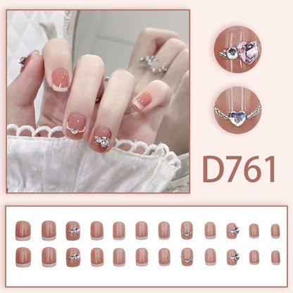 12 boxes / 288 pieces, cool spicy simple French sparkling diamond line sweet style hot-selling wearable jewelry set
