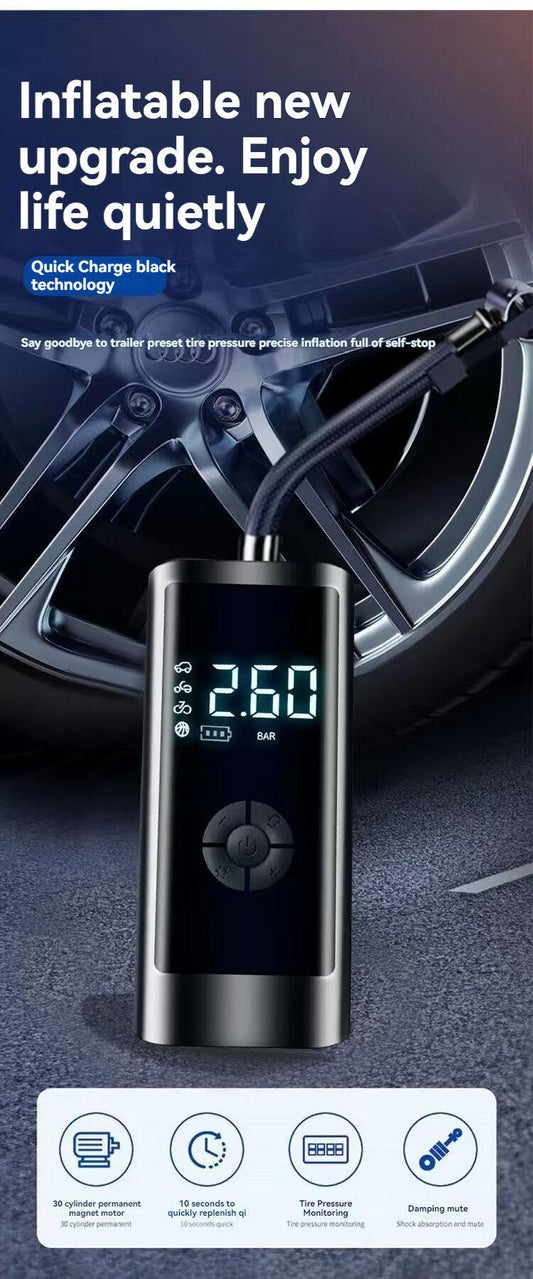 Car portable car motorcycle tire automatic inflator.