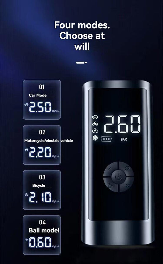 Car portable car motorcycle tire automatic inflator.