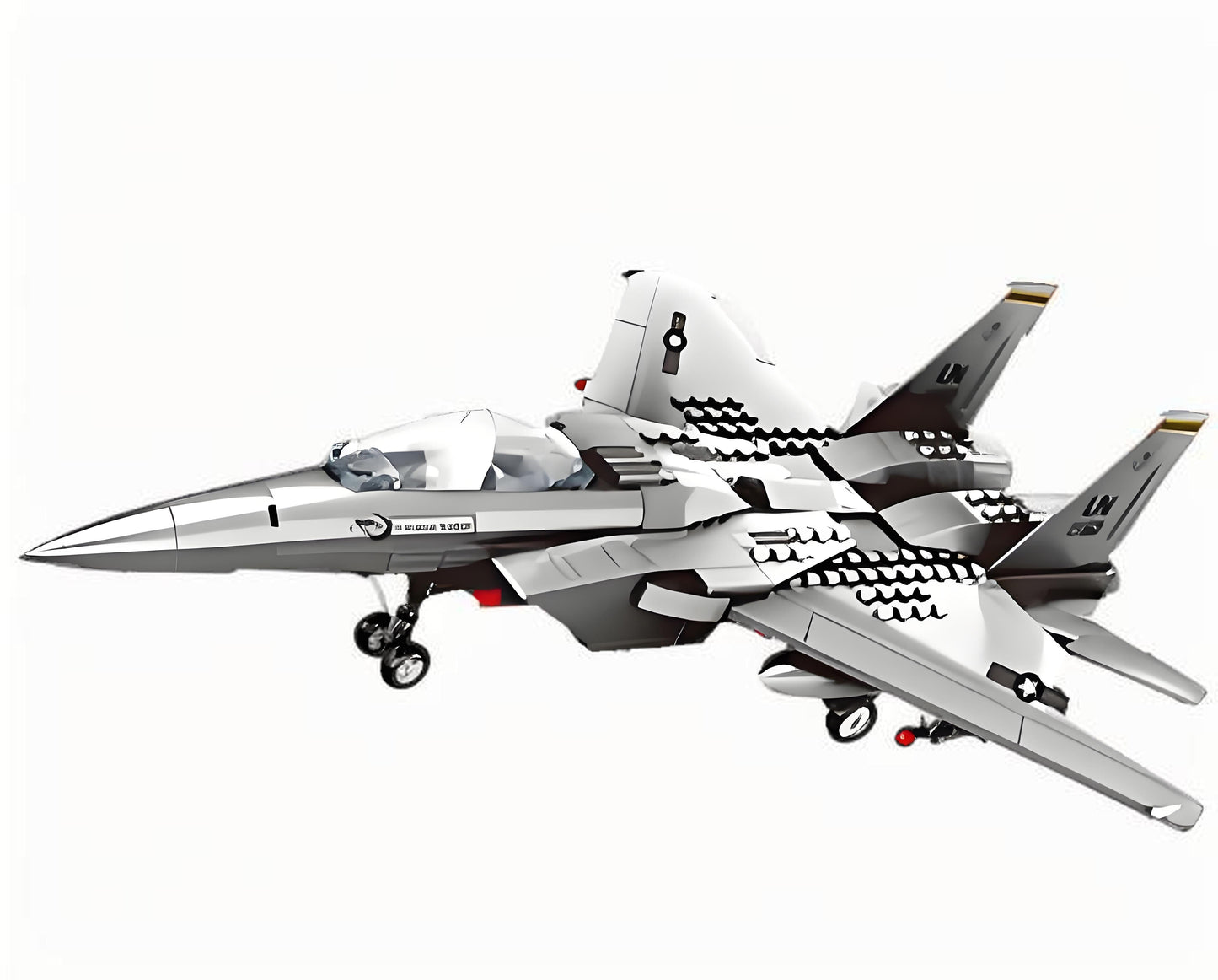 Christmas gift F-15 Eagle Fighter Jet Building Blocks Set, 223 Pieces Military Aircraft Model Kit for Kids & Enthusiastsï¼F15 fighterï¼.