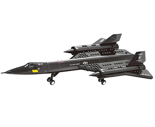 Christmas gift SR-71 Blackbird Reconnaissance Aircraft Building Blocks Set, 183 Pieces Military Model Kit for Kids Aged 6+ & Enthusiastsï¼SQ71 reconnaissance planeï¼.