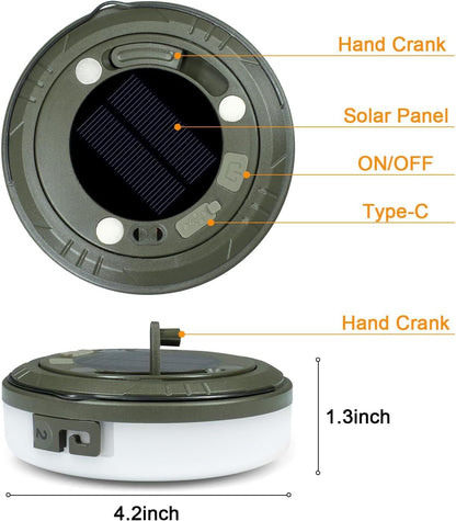 Solar Camping String Lights: 5-Mode IPX4 Waterproof USB/Solar Powered 2-in-1 for Outdoor Tents, Hiking & Party Decor.