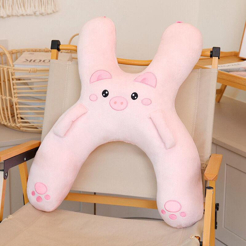 Christmas gift for kids-Kids Travel Pillow, Ergonomic Plush Support for Car Rides, Comfortable Sleep Companion for Childrenï¼brown Capibalaï¼.