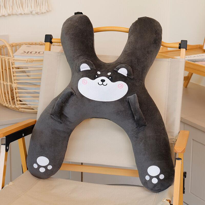Christmas gift for kids-Kids Travel Pillow, Ergonomic Plush Support for Car Rides, Comfortable Sleep Companion for Childrenï¼brown Capibalaï¼.