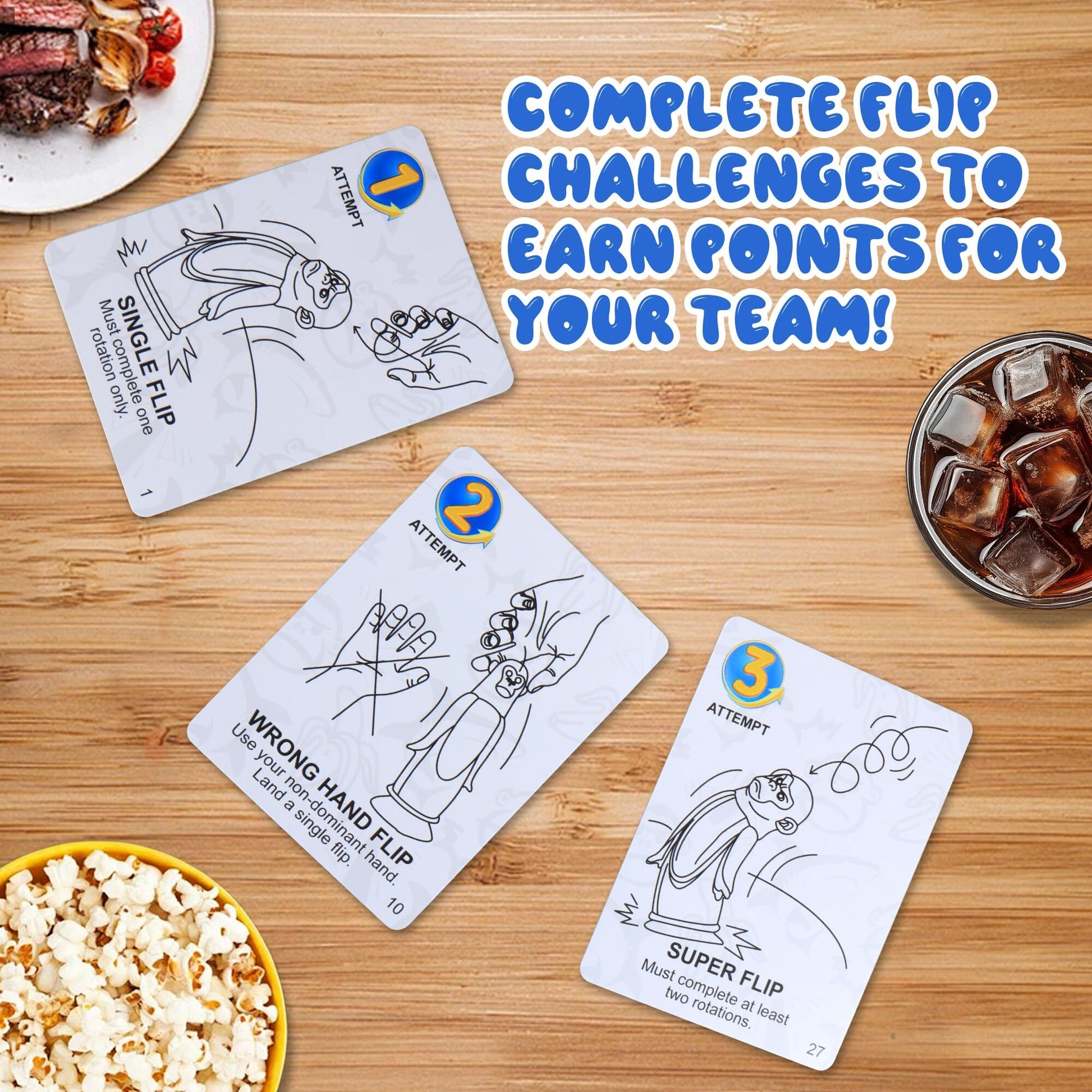 Banana Monkey vs Sharkman Flip Game â Fun Toss & Flip Challenge for Family, Party & Group Play | Other Action Games Available In-Store.