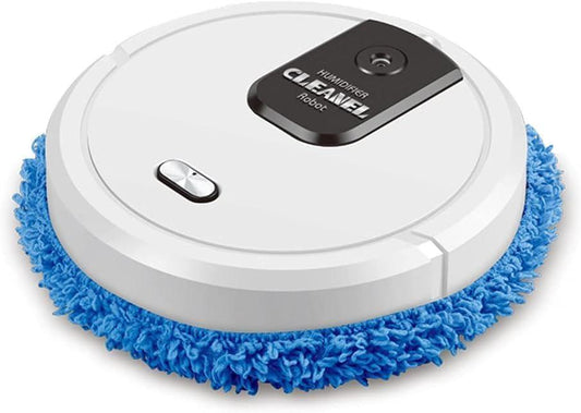 Smart Mopping Robot with Spray & Humidifier â Automatic Floor Cleaner for Hard Floors, Dry and Wet Cleaning, Pet Hair Removal, Compact Design (White).