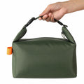 Foldable Lunch Bag â Reusable Insulated Cooler Tote with Waterproof Zipper, Leak-Proof Design, Lightweight & Compact, Ideal for Work, School, Picnic, Travel (Military green).