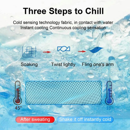 Instant Cooling Towel – Quick-Dry Sport Towel with EVA Storage Case & Carabiner Clip, Ideal for Gym, Outdoor, Travel Swimming(Orange)