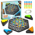 Chain Game â Multiplayer Strategy Board Puzzle for Kids & Adults | Fun Geometric Chess with Rubber Bands, 2â4 Players | Ideal Family Game for Parties, Gifts & Screen-Free Play.