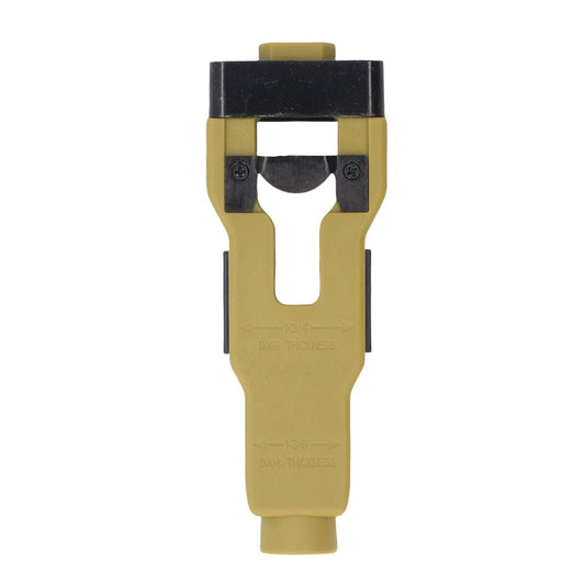 Green Door Latch Mortise Tool â Professional Stainless Steel & ABS Installation Kit for 1-3/4" or 1-3/8" Doors | Accurate Cutting Template with Anti-Slip Handle.