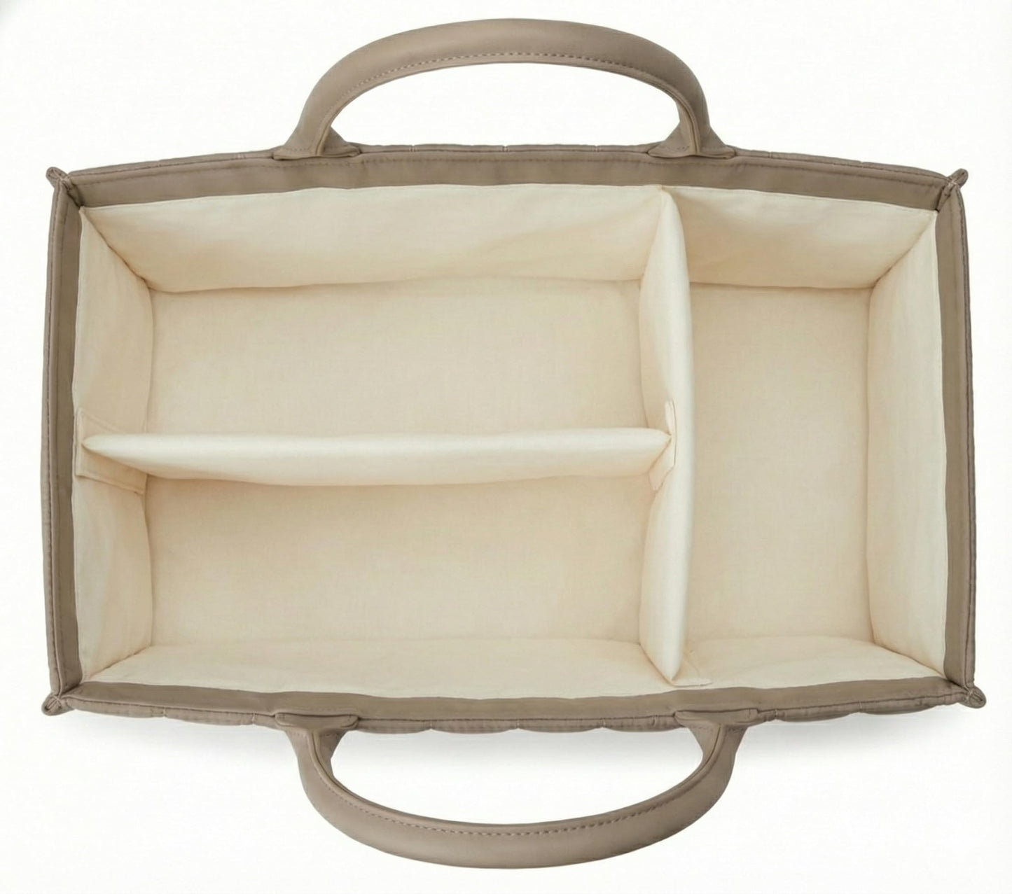 Large Baby Diaper Caddy Organizer – Stylish Storage Basket for Nursery, Changing Table & Travel – Portable Urn for Diapers, Wipes, Toys & Essentials (Brown)