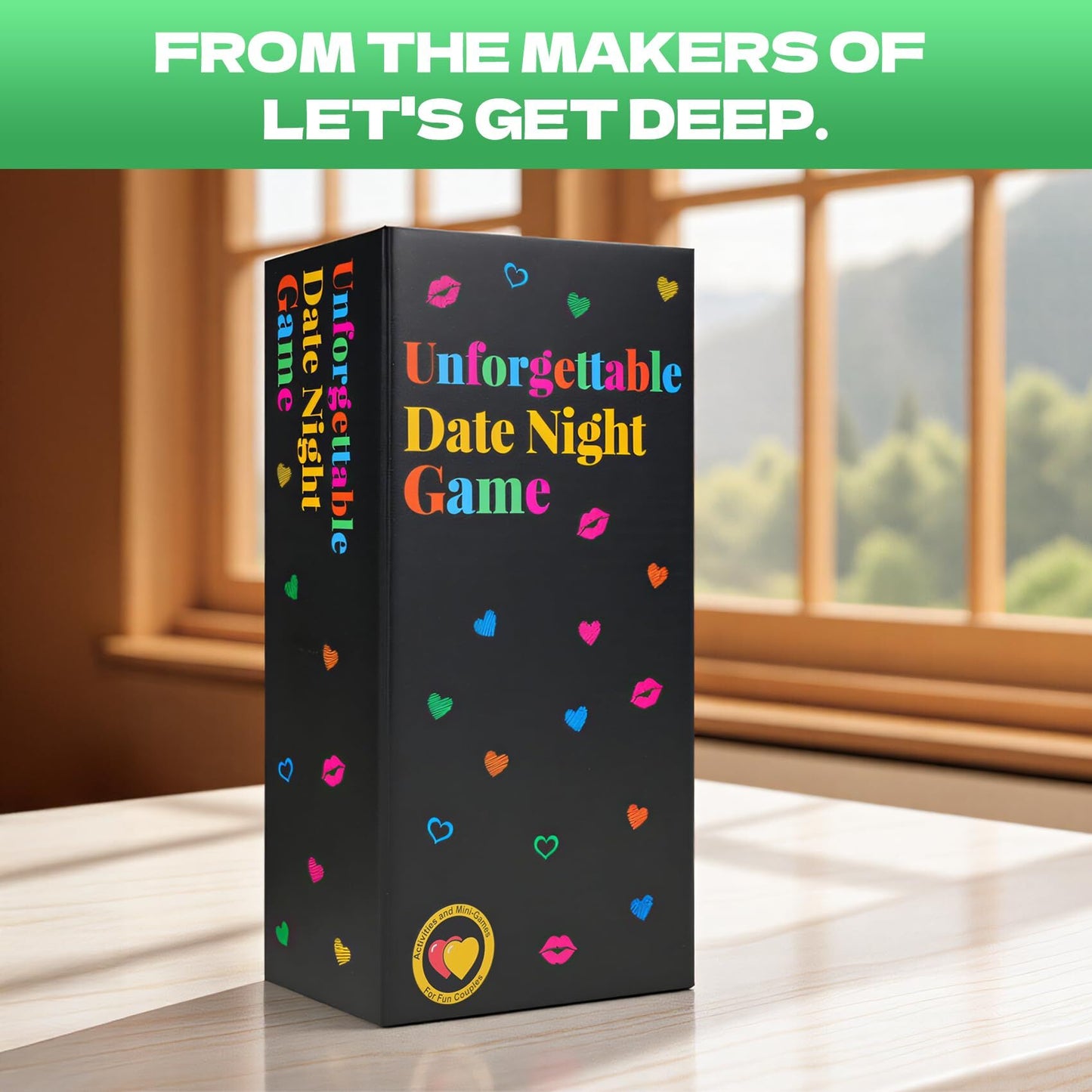 Unforgettable Date Night Game â 300-Card Couple Card Game with Spinner for Romance, Laughter & Connection | Other Fun Games Available In-Store.