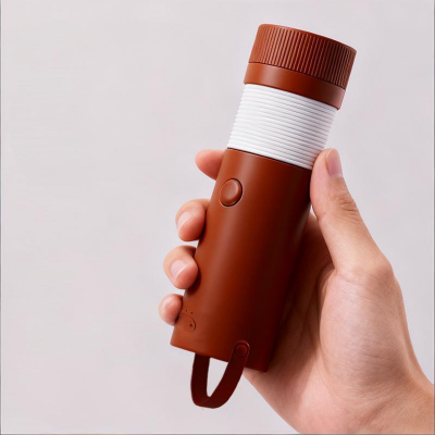 Foldable Outdoor Camping Light with Dual Brightness Modes â Rechargeable Red LED Tent Lamp, IP65 Waterproof, Magnetic Base & Adjustable Neck for Hiking and Emergency Use (Red). Hover Image