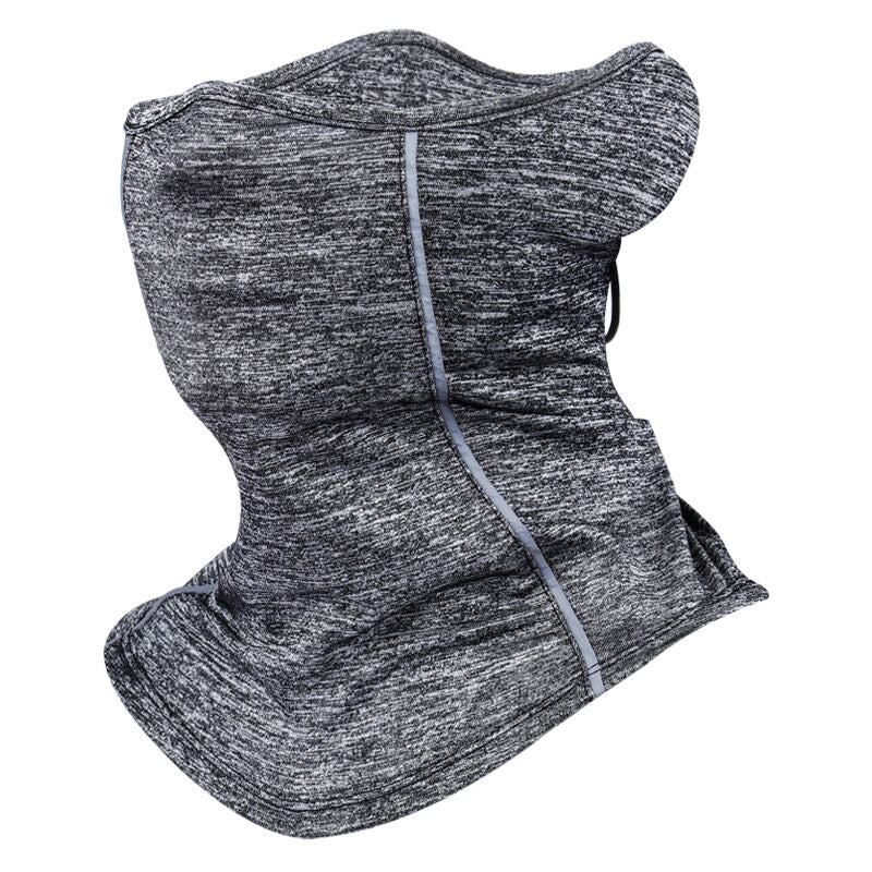 Christmas gift-Premium Ice Silk Neck Scarf Mask - Summer Cooling Essential - Breathable UV Protection - Reflective Design - Beat the Heat Comfortably（white）