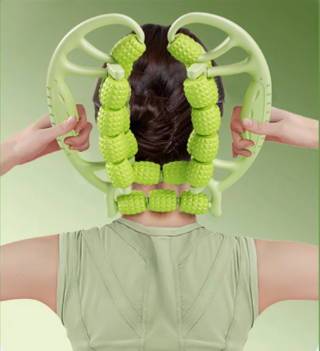 Christmas gift Muscle Relief Massage Roller: High-Density Foam Roller for Deep Tissue Relaxation, Fitness Recovery & Home Use（green）