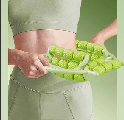 Christmas gift Muscle Relief Massage Roller: High-Density Foam Roller for Deep Tissue Relaxation, Fitness Recovery & Home Use（green）