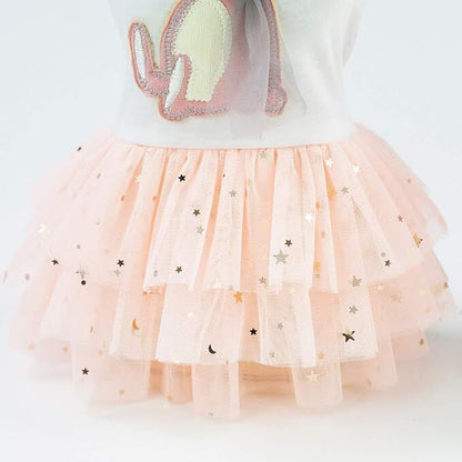 pet products Small Dog Dress Female Tiny Puppy Clothes Girl Tutu for Dogs Dresses Harness Birthday Apparel（Chest circumference42cm, back length30cm, neck circumference29cm）