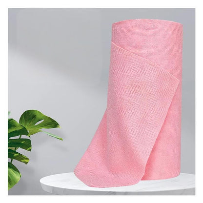 Christmas gift 50-Piece 25x25cm Polycotton Cleaning Cloth Roll, Reusable Dual-Use Dish & Surface Wipes for Home & Kitchen（grey）