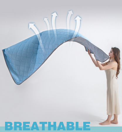 Christmas gifts for loved ones Aussie Summer Cooling Quilt – 4 Sizes, Breathable, Lightweight & Skin-Friendly for Refreshing Sleep All Season(sky blue,200cm*230cm)