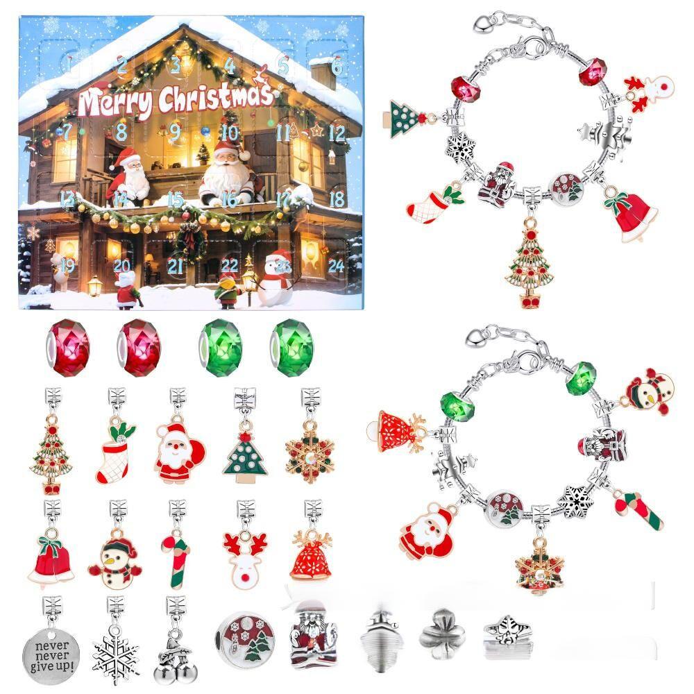 Christmas DIY Jewelry & Craft Advent Calendar(M-14L,20*17*1.1).