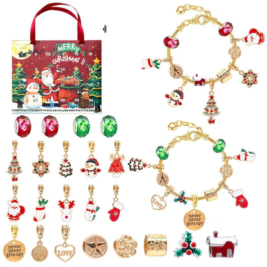 Christmas DIY Jewelry & Craft Advent Calendar(M-14ST,20*17*1.1).