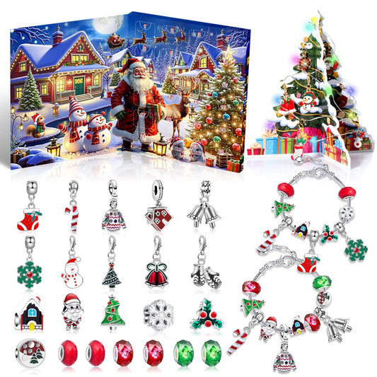 Christmas DIY Jewelry & Craft Advent Calendar(M-31,20*17*1.3cm).