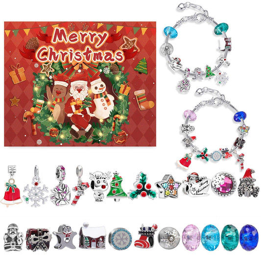 Christmas DIY Jewelry & Craft Advent Calendar(Christmas reindeer,20*17*1.1).