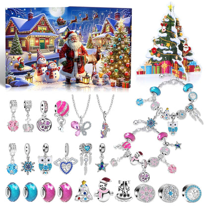 Christmas DIY Jewelry & Craft Advent Calendar(YD-02,20*17*1.3cm).