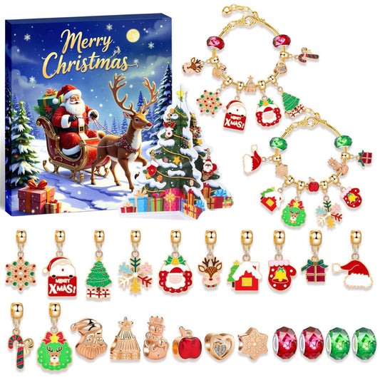 Christmas DIY Jewelry & Craft Advent Calendar(
YD-08,20*17*1.3cm).
