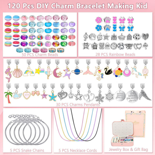 Christmas DIY Jewelry & Craft Advent Calendar(YD-120pcs,16*11*5).